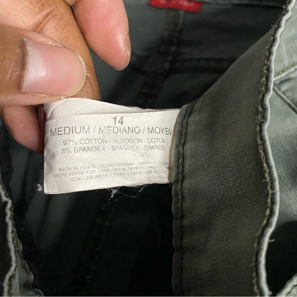 Gloria Vanderbilt Jeans Women's Green Khaki Slim Straight Jeans - Picture 6 of 10